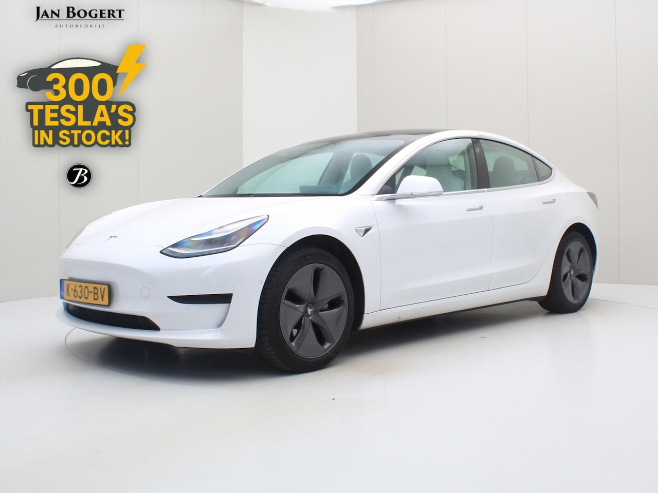 Tesla Model 3 - Standard RWD Plus [ WIT LEDER+LFP-ACCU+AUTOPILOT+60 kWh+PREMIUM AUDIO ] - AutoWereld.nl