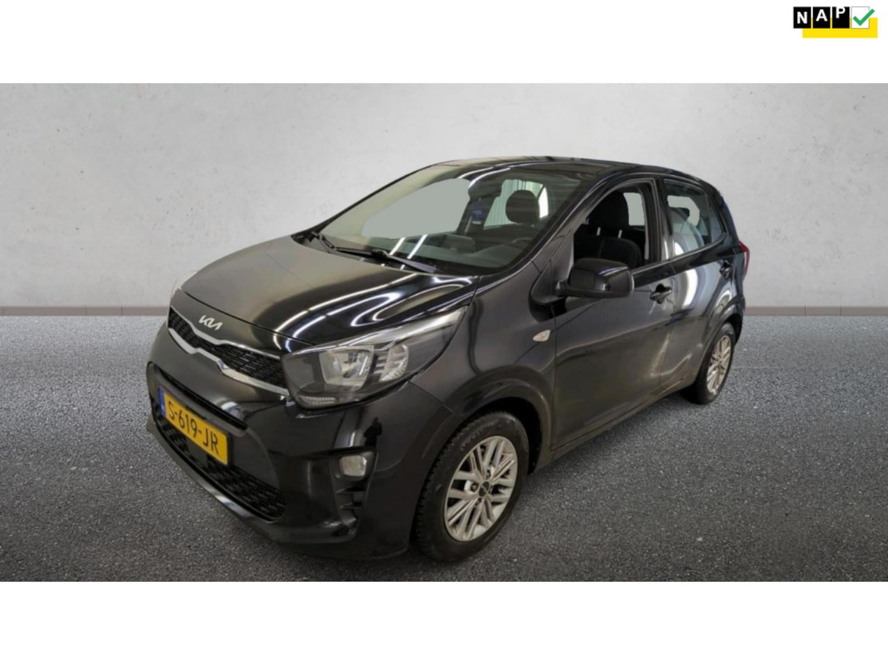 Kia Picanto - 1.0 DPi DynamicLine NL auto, Camera, Groot scherm, Cruise,Luxe uitv, Lage km stand, APK, 1 - AutoWereld.nl