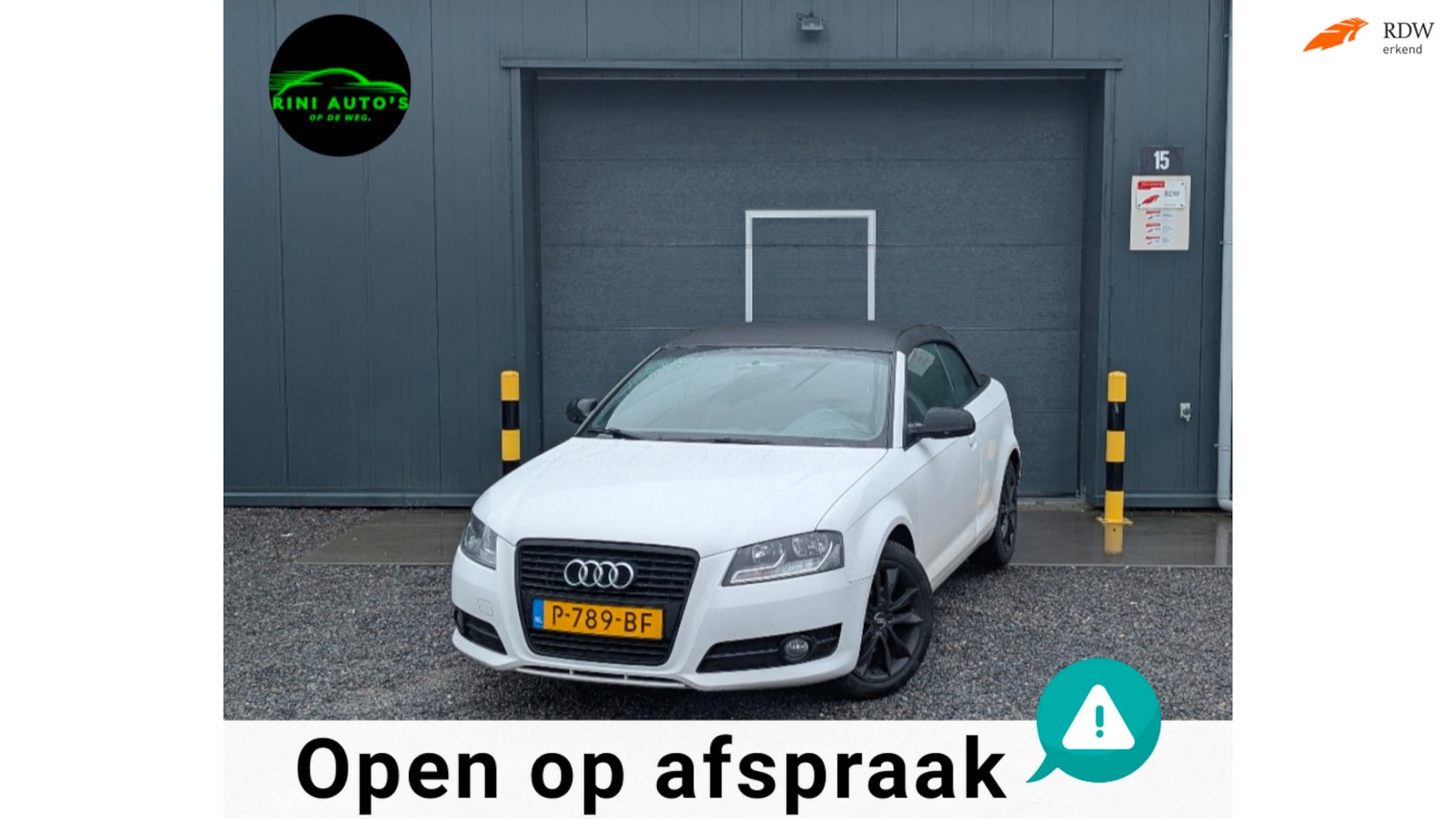 Audi A3 Cabriolet - 1.2 TFSI Ambition 1.2 TFSI Ambition, NAP, AIRCO, NETTE SOFTTOP - AutoWereld.nl