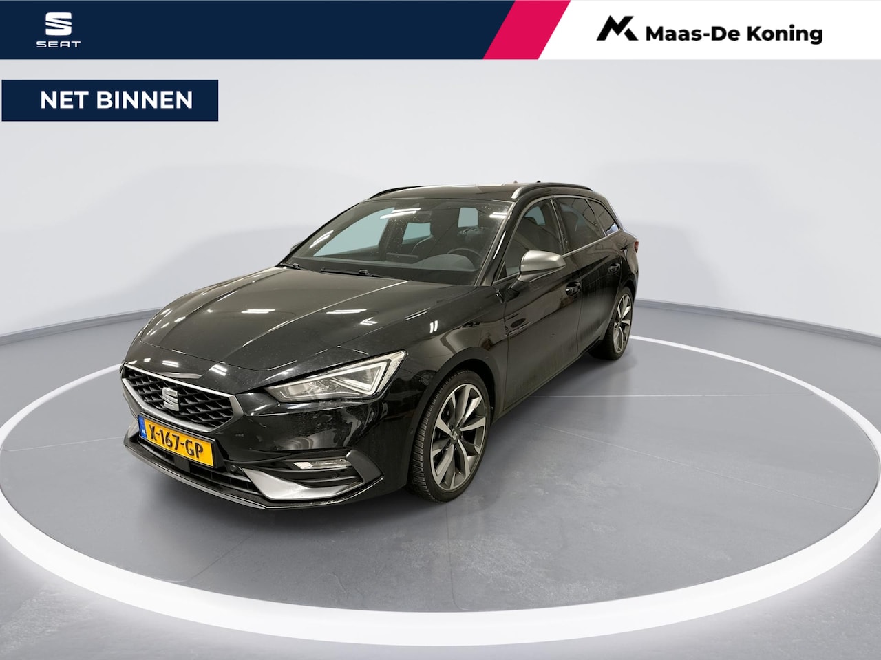 SEAT Leon Sportstourer - 1.0 eTSI 110pk DSG FR Business · Camera · P-Sensoren · Dodehoek Detectie · Parkeer Assiste - AutoWereld.nl