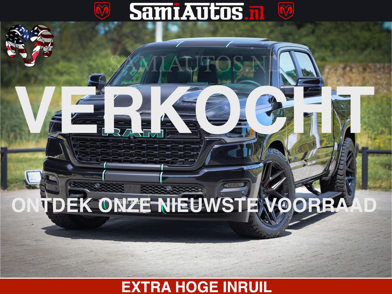 Dodge Ram 1500 - Limited Night High Output 540HP 706Nm | Massage + Full Option | De Meest Luxe en Volle Pic - AutoWereld.nl