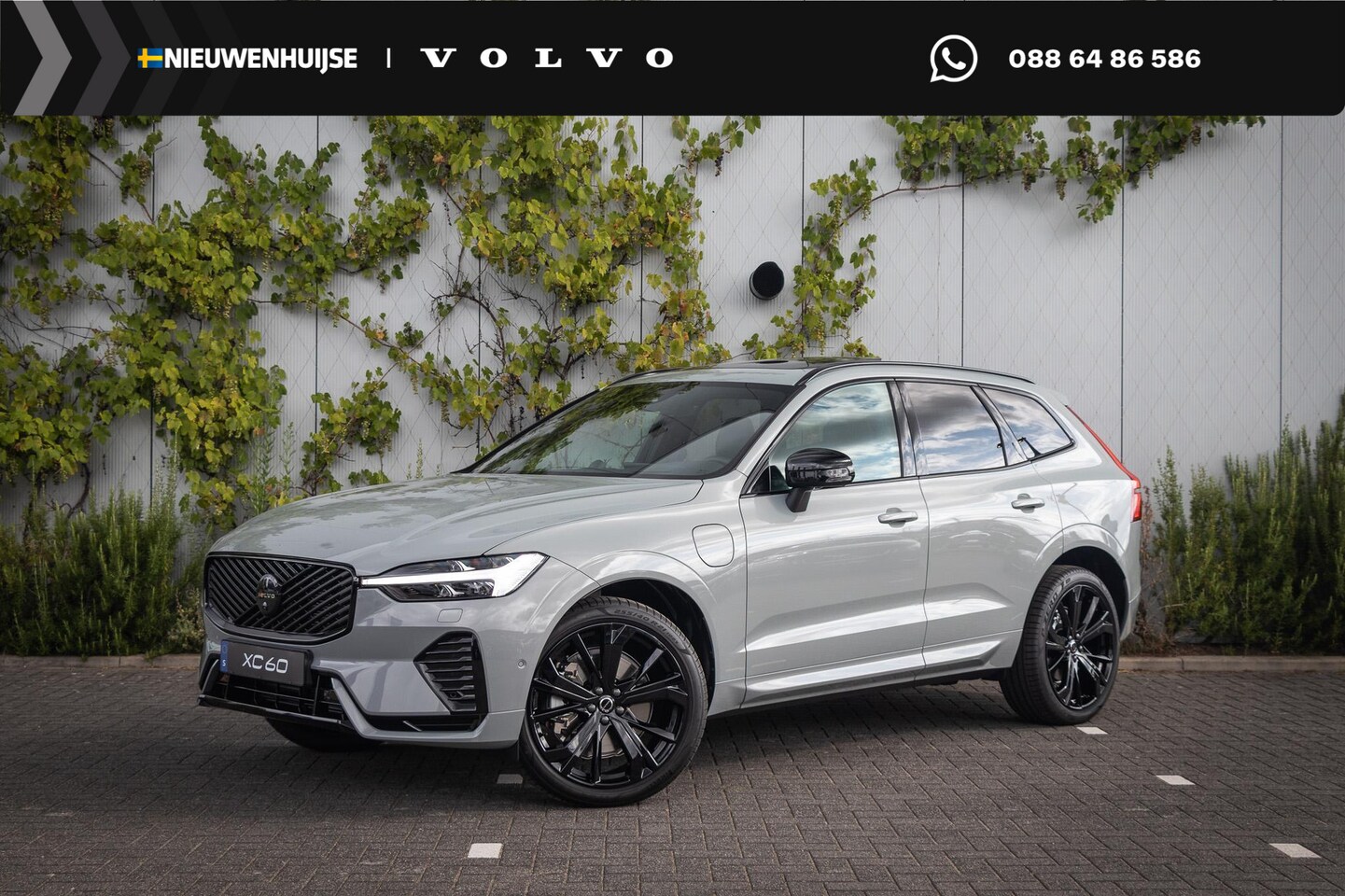 Volvo XC60 - 2.0 T6 Plug-in hybrid AWD Ultra Black Edition | Facelift | Adaptieve Cruise Control | Pano - AutoWereld.nl