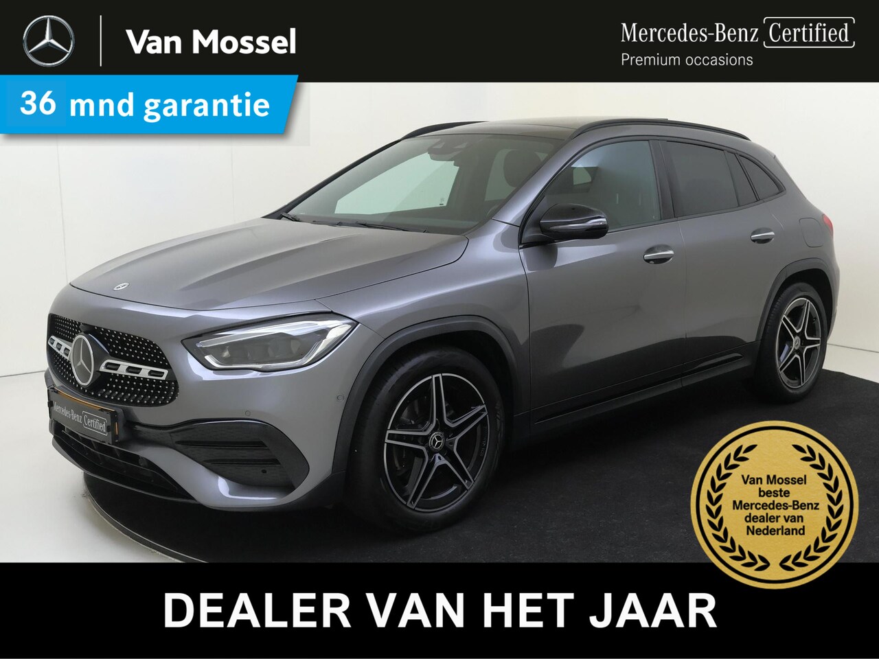 Mercedes-Benz GLA-Klasse - 200 Business Solution AMG / Memory-Stoelen / Panaroma-dak / Night-Pakket / Achteruitrijcam - AutoWereld.nl