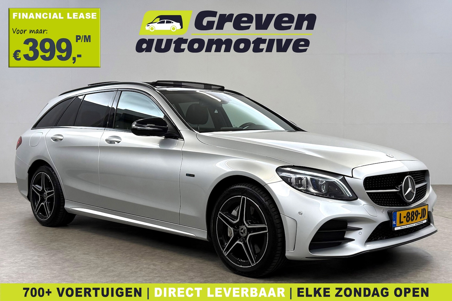 Mercedes-Benz C-klasse - 300 e AMG Limited | SOH 86% | Pano | Sfeer | Virtual | 360° | Trekh. | Stoelverw. | Cruise - AutoWereld.nl