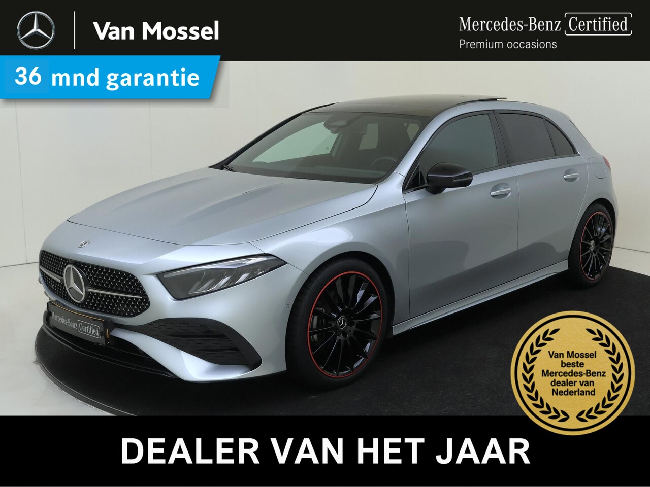 Mercedes-Benz A-klasse - 180 AMG Line / Panoramadak/ Night/ 19 inch/ Sfeerverlichting - AutoWereld.nl
