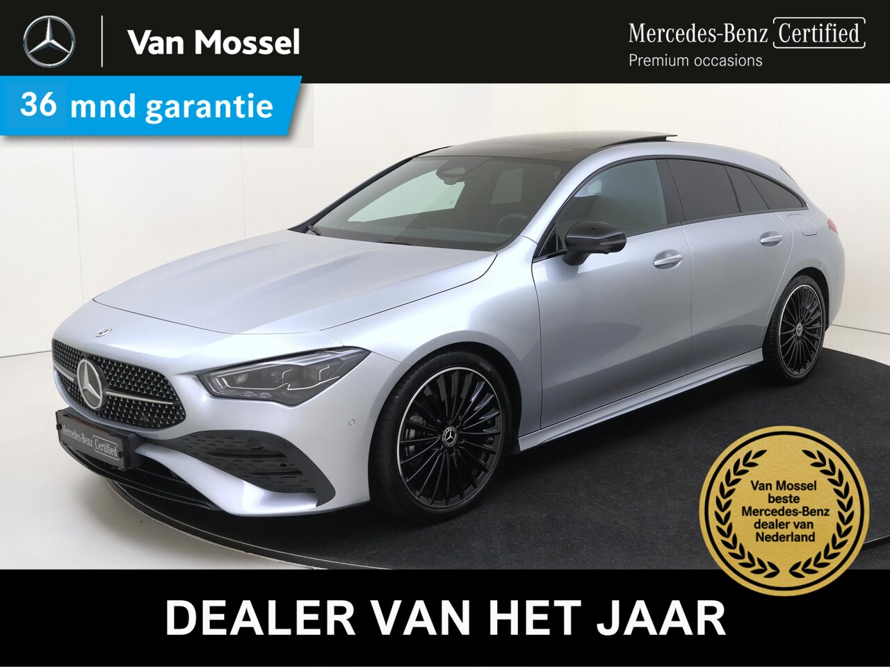 Mercedes-Benz CLA-klasse Shooting Brake - 180 Star Edition / Panoramadak/ Night/ 19 inch/ Sfeerverlichting - AutoWereld.nl