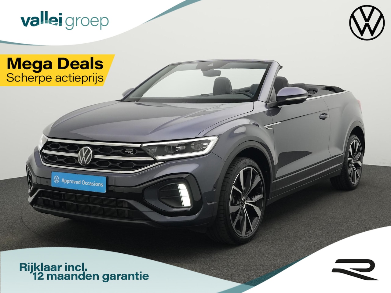 Volkswagen T-Roc Cabrio - 1.5 TSI 150 pk DSG R-Line | Achteruitrijcamera | Stoelverwarming | Carplay | 19 inch - AutoWereld.nl