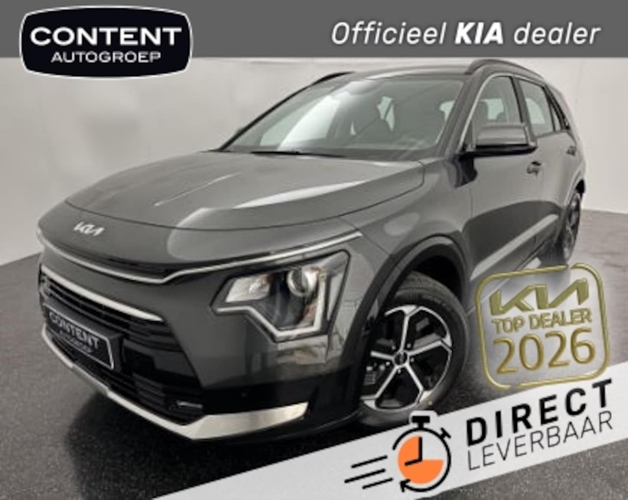 Kia Niro - 1.6 GDi Hybrid 138pk DCT6 DynamicLine NIEUW - DIRECT LEVERBAAR - AutoWereld.nl