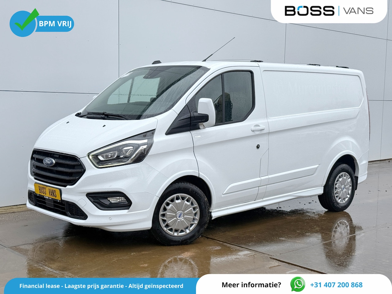 Ford Transit Custom - Sport 290 2.0 TDI 185PK Automaat L1H1 Lederen Bekleding Elektrisch verstelbare stoelen Air - AutoWereld.nl