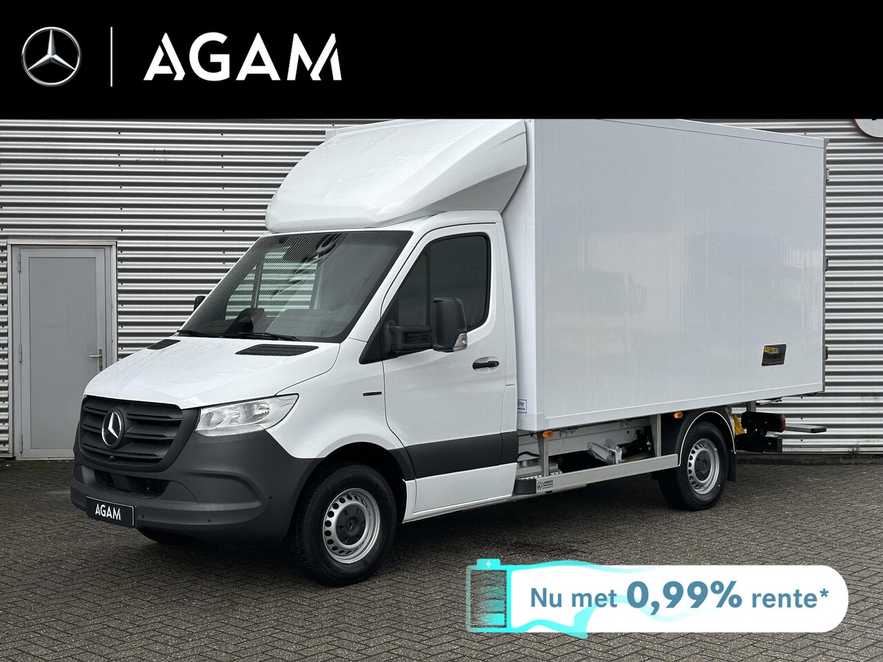 Mercedes-Benz eSprinter - 81kWh Geisoleerde Bakwagen 4250kg GVW 212km Actieradius - AutoWereld.nl