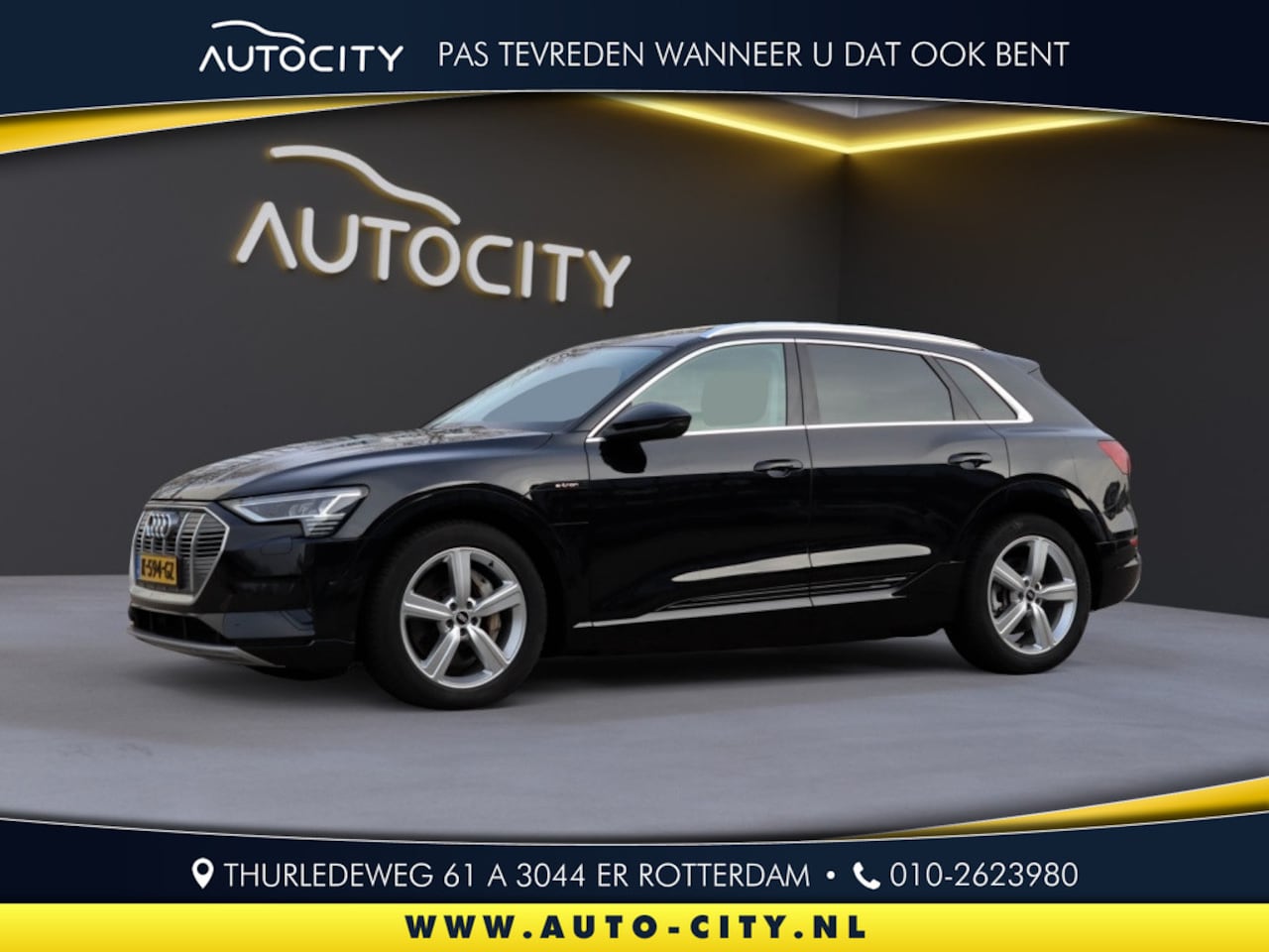 Audi e-tron - 50 quattro advanced 94% SOH l Pano l Luchtvering l Leder l VOL O - AutoWereld.nl