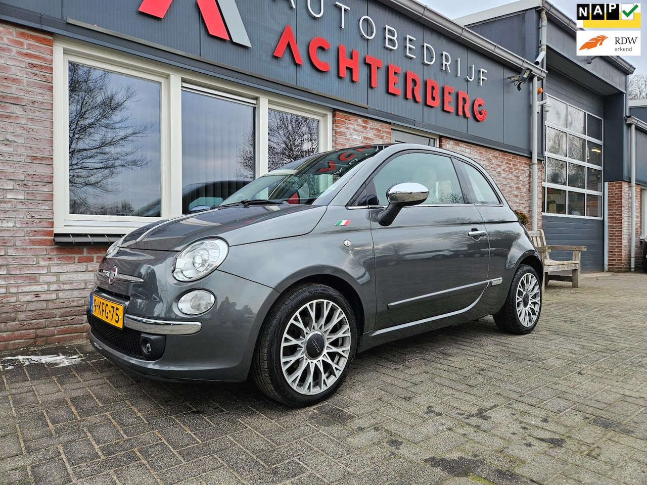 Fiat 500 - 0.9 TwinAir Lounge Leer! Xenon! Panoramadak! Leuke Nette Auto! Dealer Onderhouden! - AutoWereld.nl
