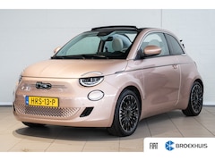 Fiat 500 C - La Prima 42 kWh | Lederen Bekleding | Camera | Climate Controle | Navigatie | Apple Carpla