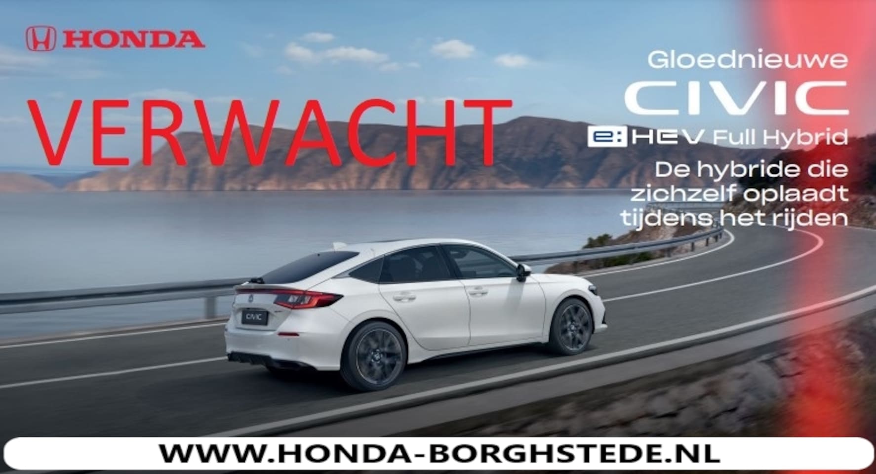Honda Civic - 2.0 HYBRID 184PK eCVT Advance - AutoWereld.nl