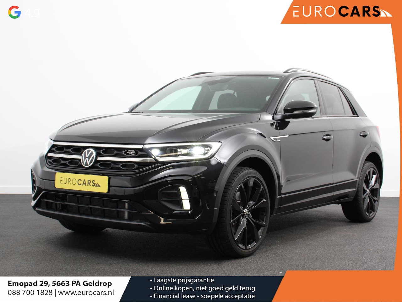 Volkswagen T-Roc - 1.5 TSI R-Line+Blackpack | Panoramadak | Climate control | Adaptieve cruise control | Pano - AutoWereld.nl