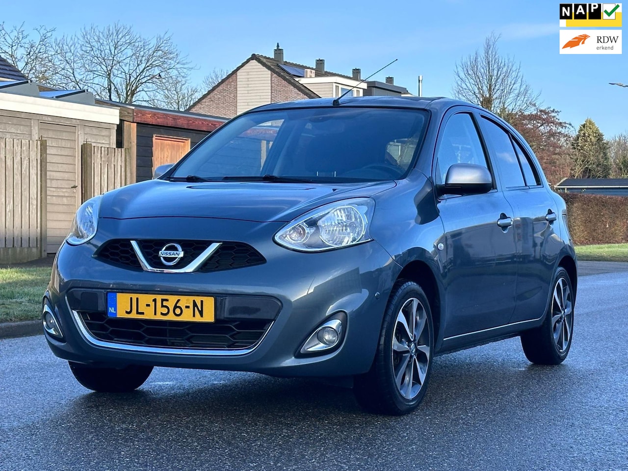 Nissan Micra - 1.2 Connect Edition N-TEC 5DR*Navigatie*71.000 NAP*Cruise*Clima*LM velgen*Parkeersensoren* - AutoWereld.nl