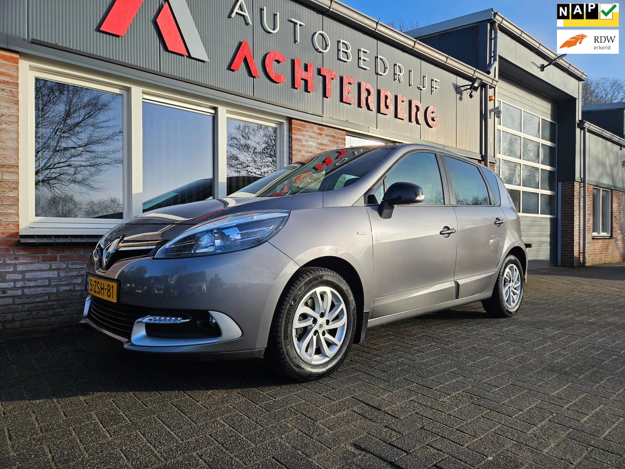 Renault Scénic - 1.2 TCe Limited Trekhaak! Airco/Clima! Navigatie! Cruise Control! Dealer Onderhouden! - AutoWereld.nl