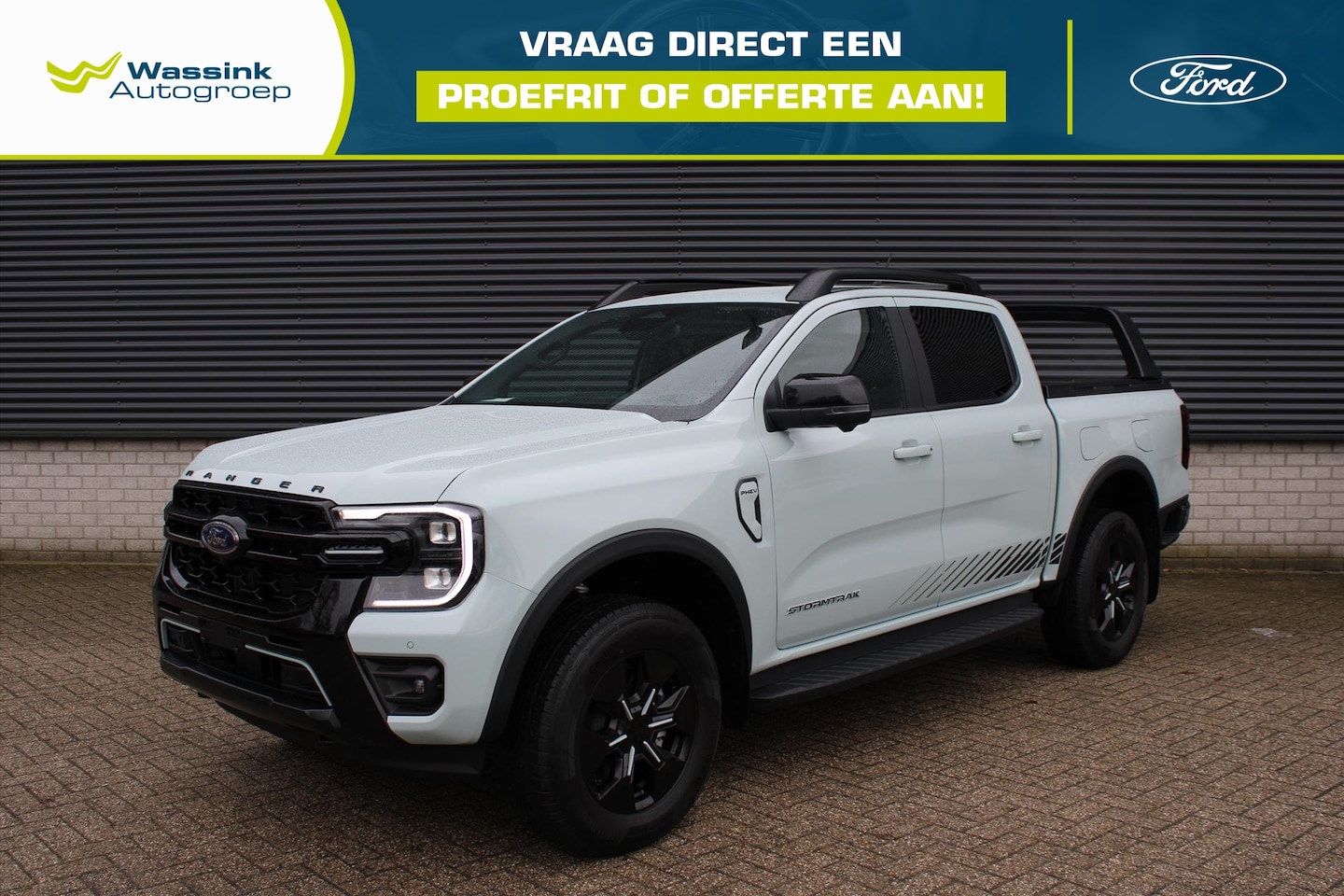 Ford Ranger - Stormtrak Double Cab 2.3 PHEV 278pk Automaat I Trekhaak I Power Rollertop I 360 Camera I A - AutoWereld.nl