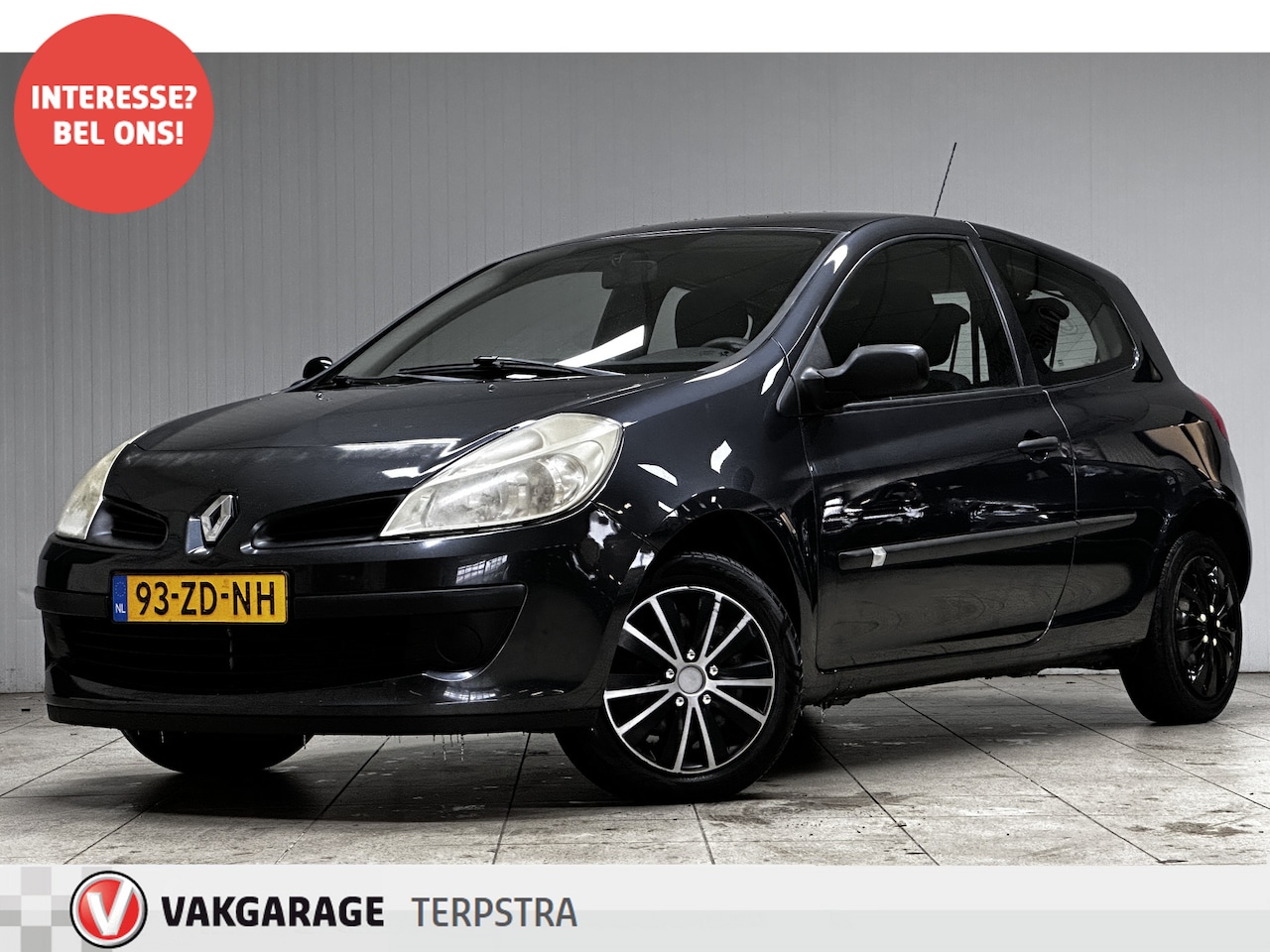 Renault Clio - 1.2-16V Business Line /D-Riem Verv 121.500KM! /Airco! /Elek. ramen voor /Radio-CD /C.V. af - AutoWereld.nl