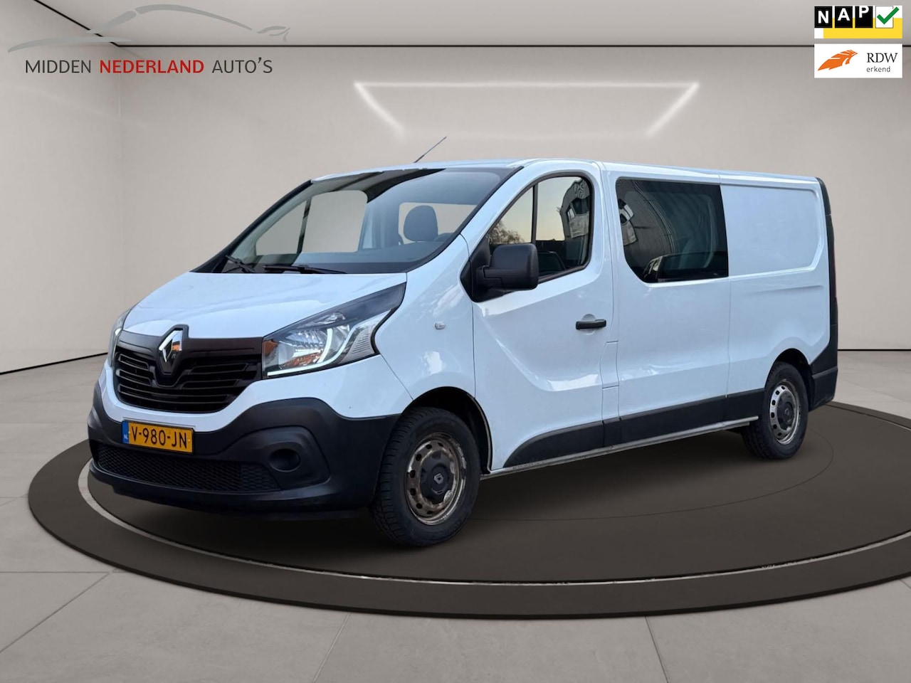 Renault Trafic - 1.6 dCi T29 L2H1 DC Comfort * DUBBEL CABINE * 6 PERSOONS * TREKHAAK * - AutoWereld.nl