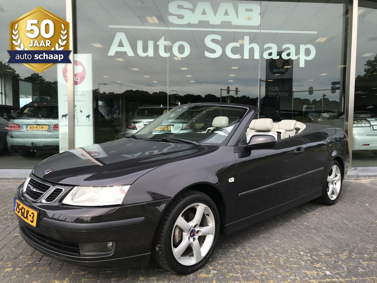 Saab 9-3 Cabrio - 1.8t Vector | Rijklaar incl garantie | Kap 2021 Stoelverwarming Climate control Parkeersen - AutoWereld.nl