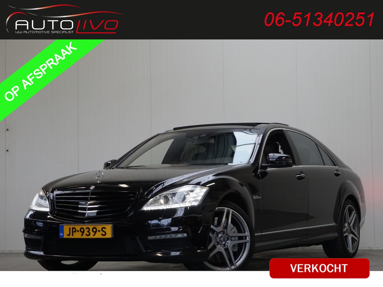 Mercedes-Benz S-klasse - AMG 63 Lang NIEUWPRIJS 240.000 euro. BOM VOL!! - AutoWereld.nl