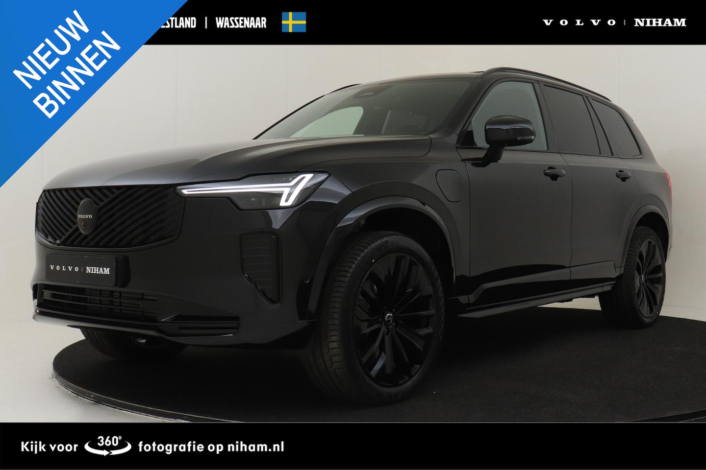 Volvo XC90 - T8 PLUG-IN HYBRID AWD ULTRA BLACK EDITION -PANO.DAK|BOWERS&WILKINS|LUCHTVERING|360°CAM|HEA - AutoWereld.nl