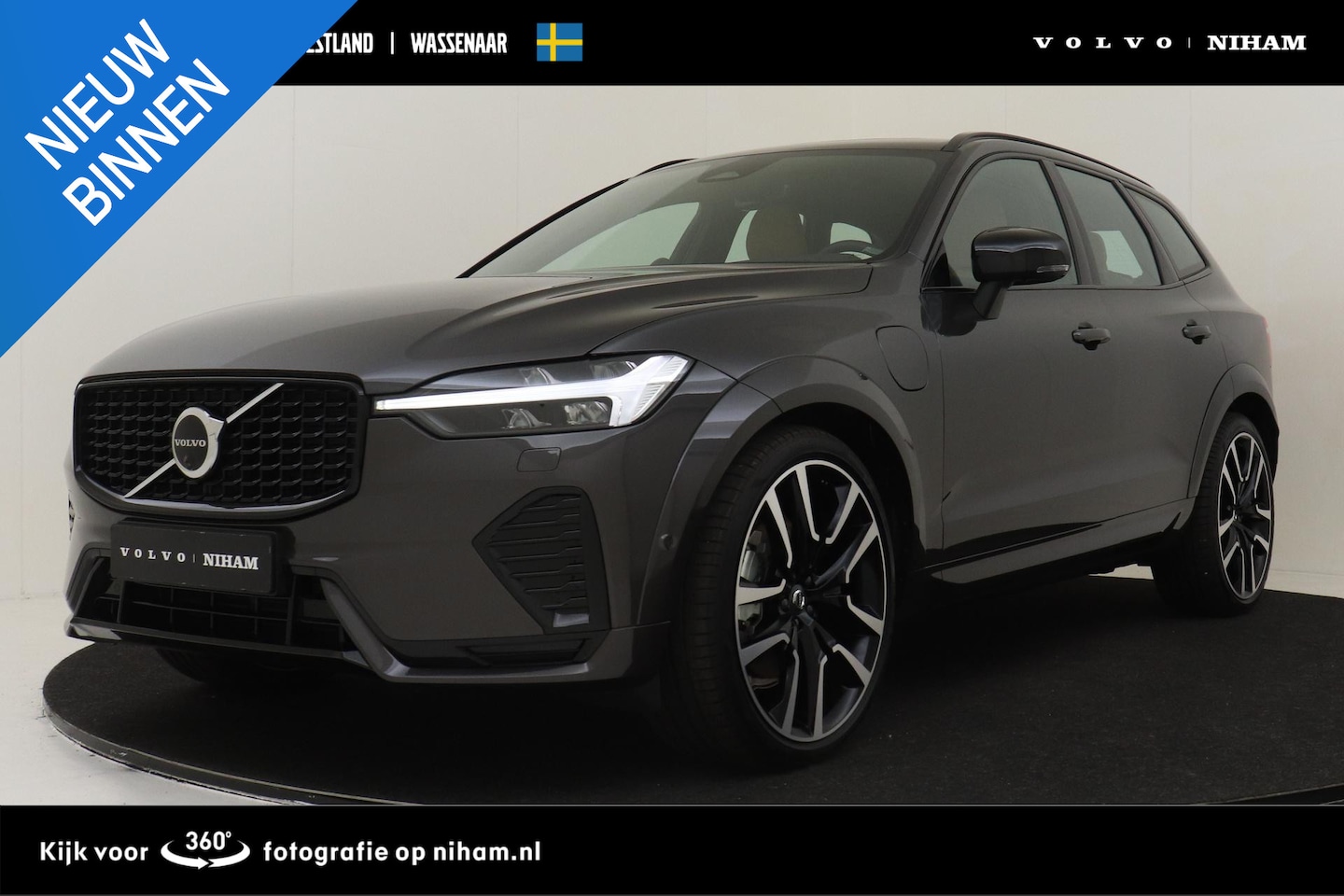 Volvo XC60 - T8 PLUG-IN HYBRID AWD ULTRA DARK *FULL OPTIONS!* -PANO.DAK|BOWERS&WILIKINS|GEVENT.LEDER+MA - AutoWereld.nl