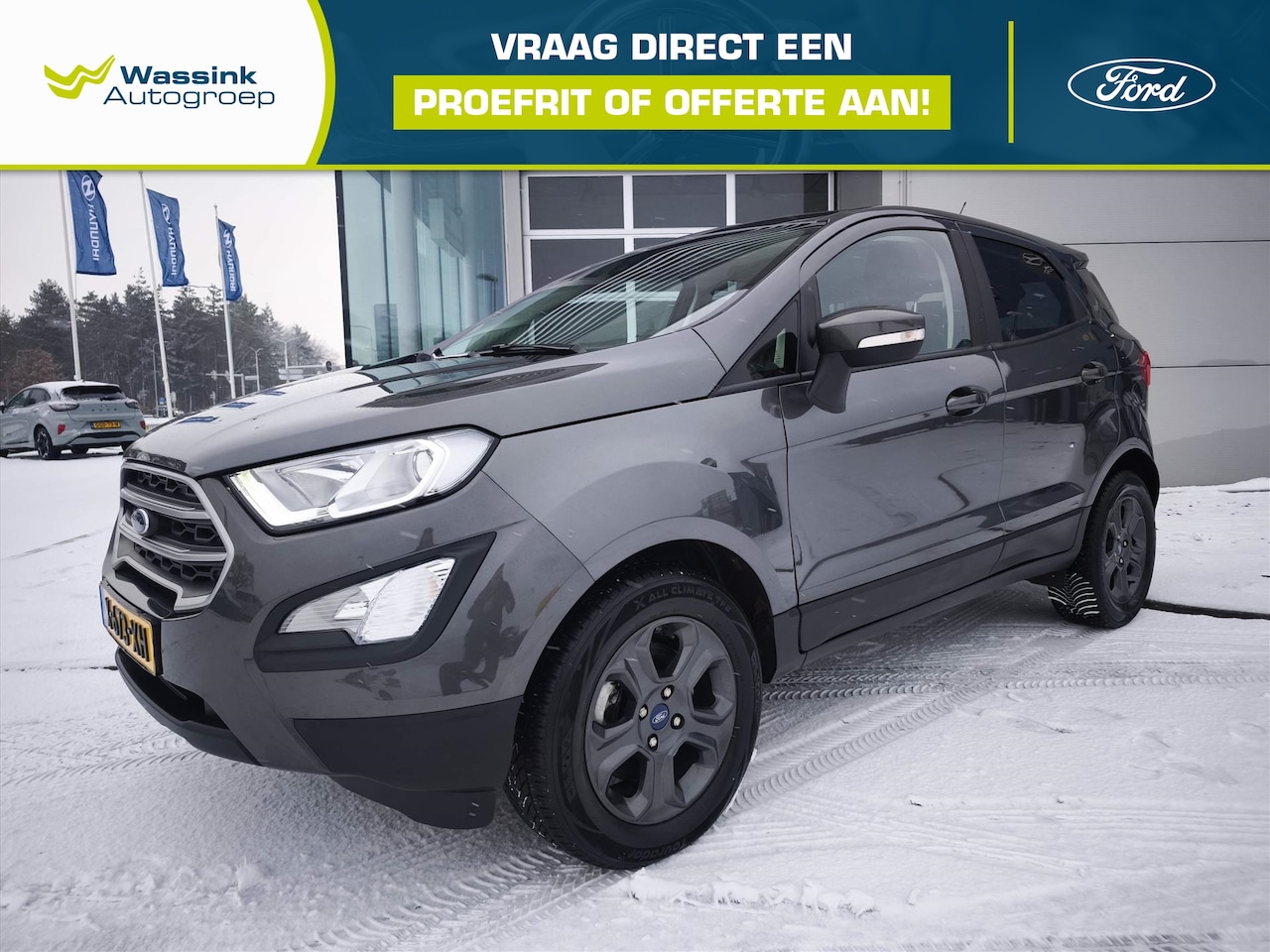 Ford EcoSport - 1.0 EcoBoost 100pk Trend Connected | All season banden | Cruise Control | Airco | Bluetoot - AutoWereld.nl
