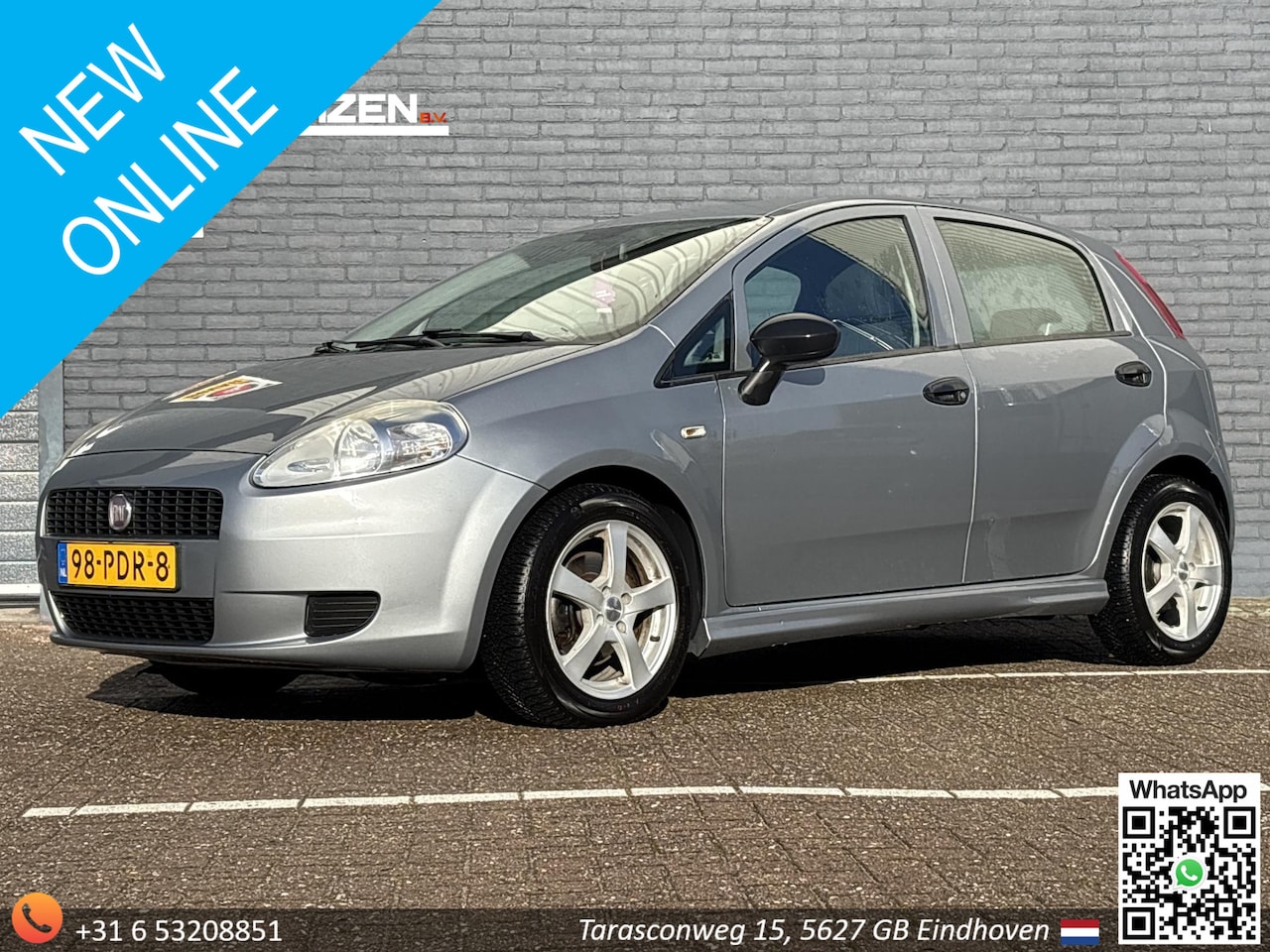 Fiat Grande Punto - 1.3 M-Jet Actual | 5-Deurs | Airco | APK 06-2026 | - AutoWereld.nl