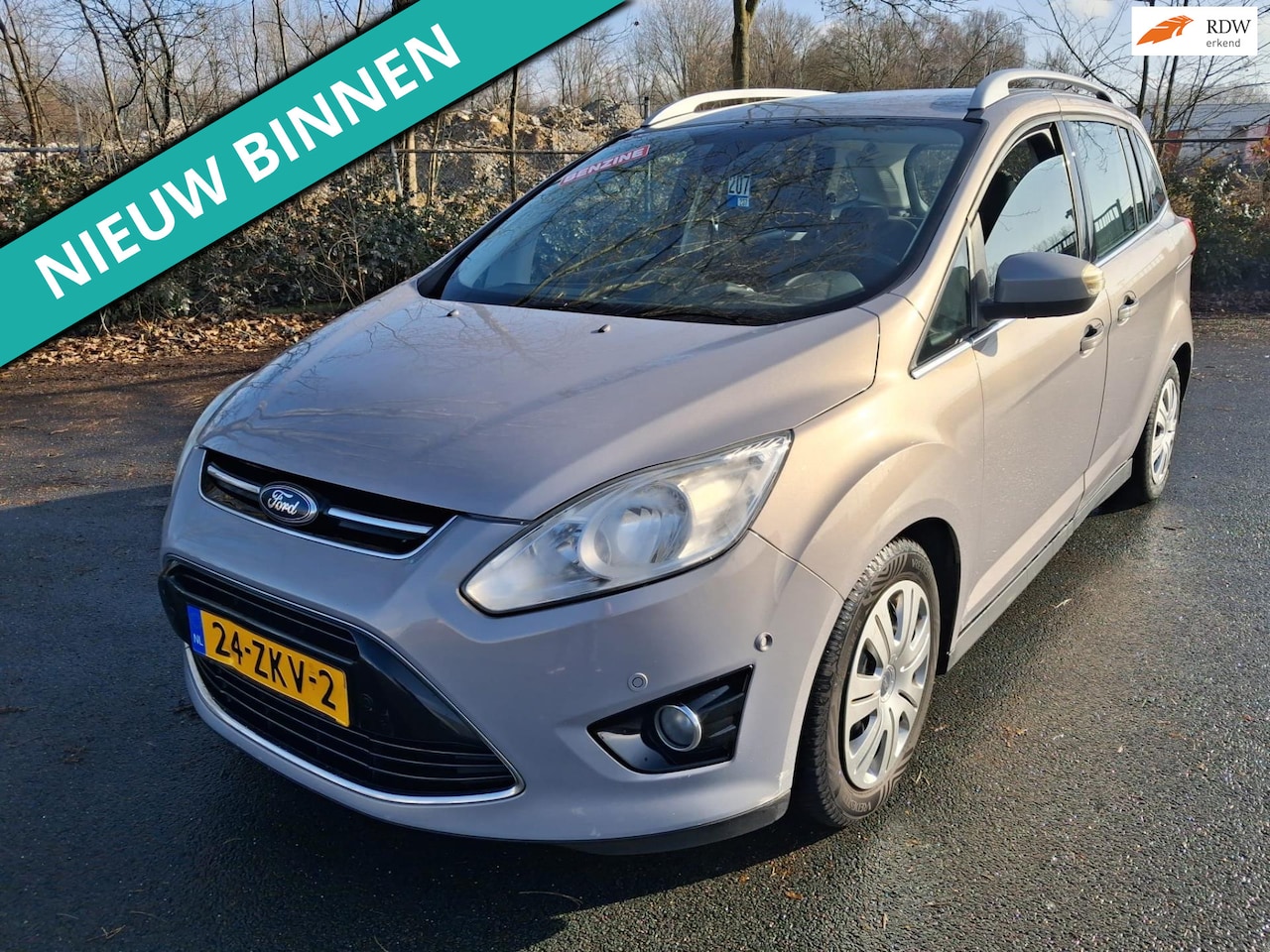 Ford Grand C-Max - 1.6 EcoBoost Lease Titanium FIJNE HOGE INSTAP EN ZEKER GOEDKOOP - AutoWereld.nl