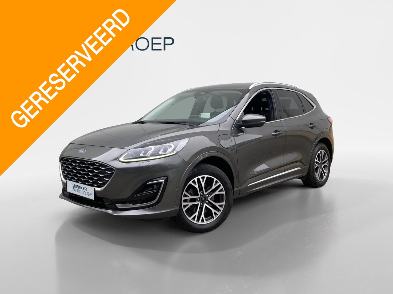 Ford Kuga - 2.5 PHEV Vignale Lederen bekleding, elektrische stoelverstelling-bliss-elektrische achterk - AutoWereld.nl