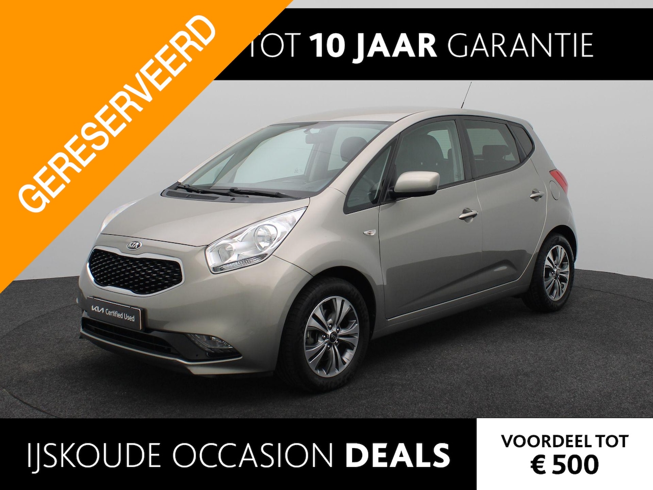 Kia Venga - 1.4 CVVT DynamicPLusLine Navi | Camera | Airco | Cruise | LM Velgen - AutoWereld.nl