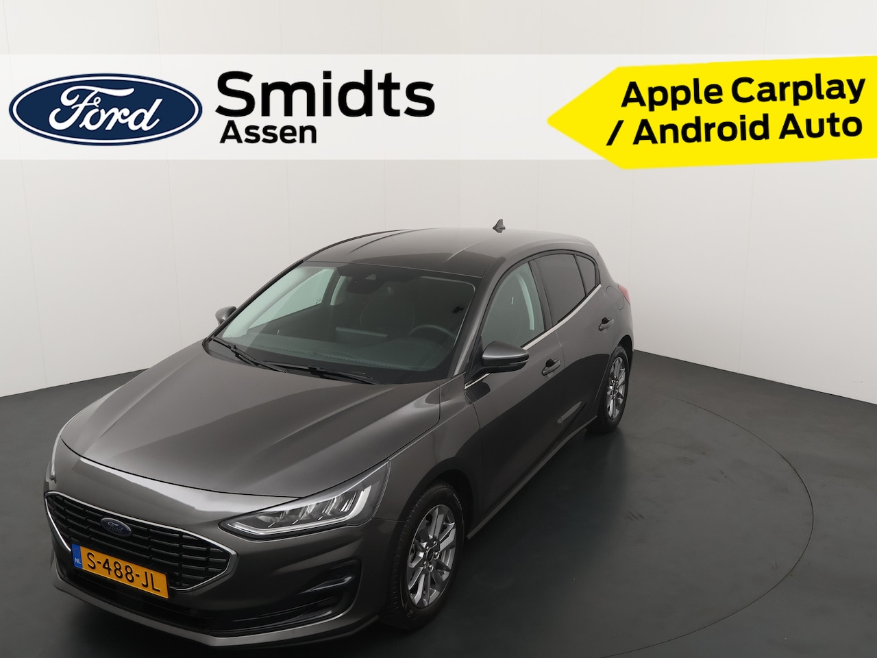 Ford Focus - EcoBoost Hybrid 125pk Titanium | Nw model I Sync 4 I Climate I Navi I All Seasonbanden - AutoWereld.nl