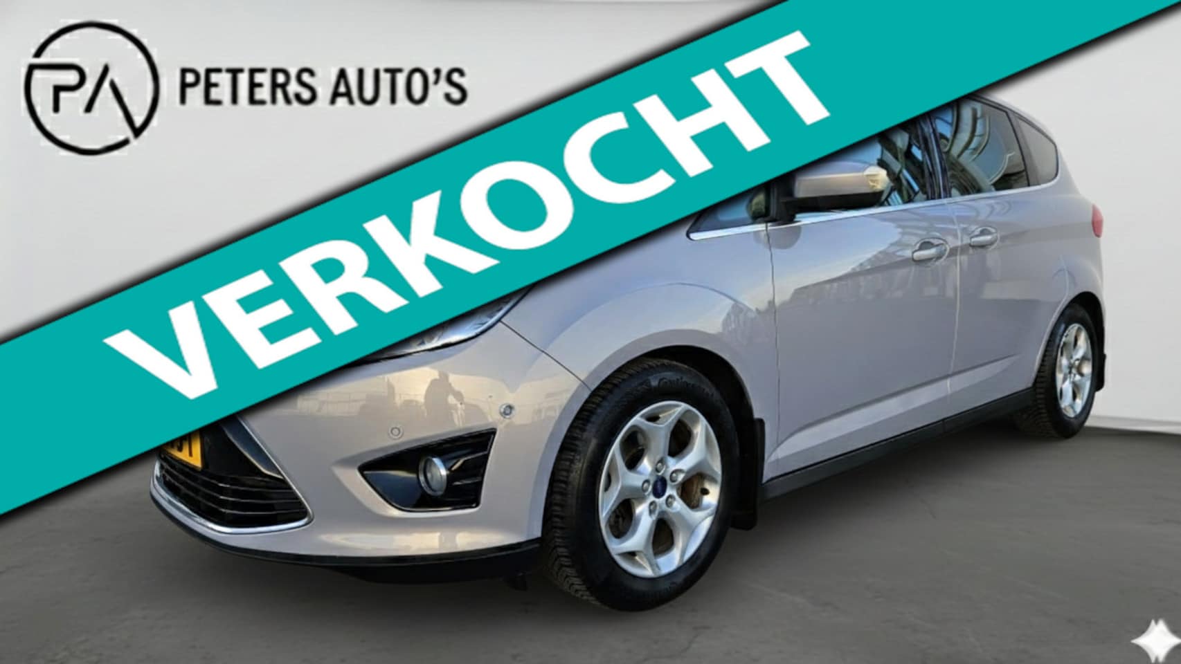 Ford Grand C-Max - 1.6 Titanium Cruise/Clima/PDC/Trekhaak/All season - AutoWereld.nl