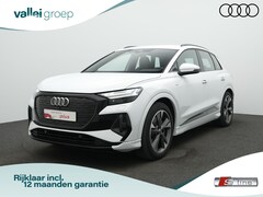 Audi Q4 e-tron - 40 S edition 77 kWh 204 pk / S-Line | Warmtepomp | Trekhaak | Matrix LED | Leder/alcantara