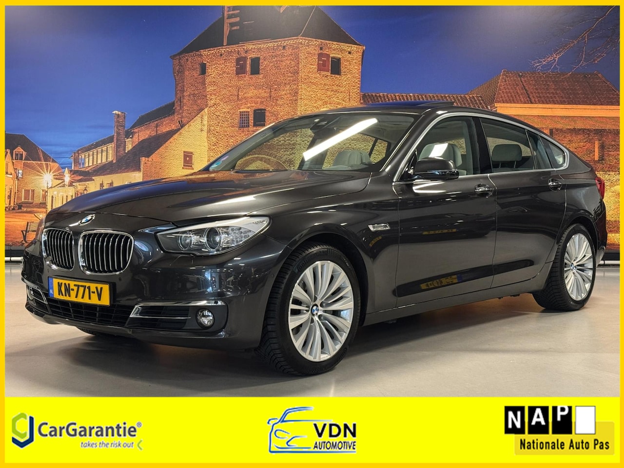 BMW 5-serie Gran Turismo - 535i Luxury Aut Panodak Camera HUD - AutoWereld.nl
