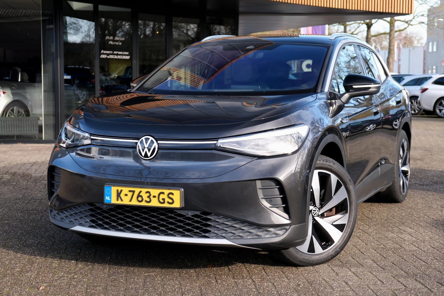 Volkswagen ID.4 - First 77 kWh|ACC|Camera|Winterpakket|Standkachel|Carplay|Stuurwielverwarming|SoH90% - AutoWereld.nl