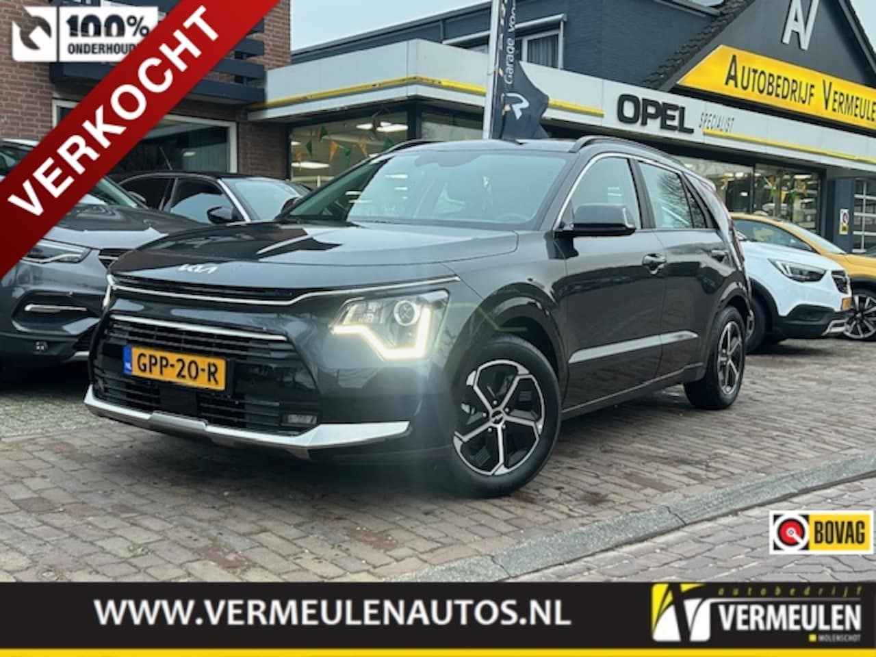 Kia Niro - 1.6 GDi Hybrid 141PK DynamicLine Automaat + 16"/ Navi/ Clima/ Cruise/ Camera/ CarPlay/ Tre - AutoWereld.nl