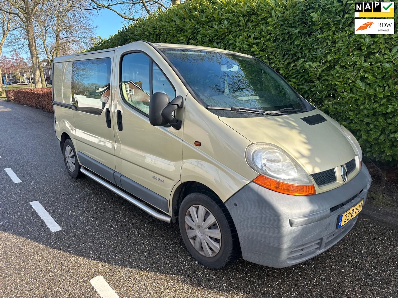 Renault Trafic - 1.9 dCi Dubb. Cabine Bj’02-2006 AIRCO !! MARGE - AutoWereld.nl