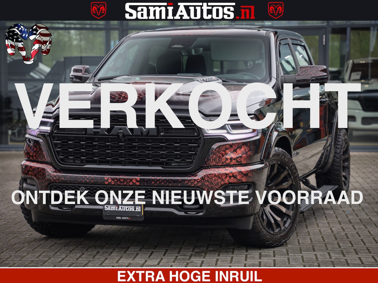 Dodge Ram 1500 - COBRA EDITION | Limited Night High Output 540HP 706Nm | Massage + Full Option | De Meest L - AutoWereld.nl
