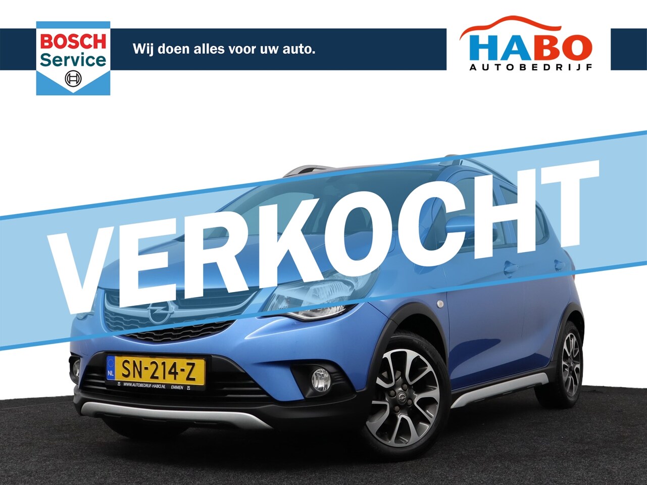 Opel Karl - 1.0 ROCKS ONLINE EDITION AC/CRUISE/APPLE.CARPLAY/PARK.SENS/MIST.LAMP/LMV/59.000KM!! - AutoWereld.nl