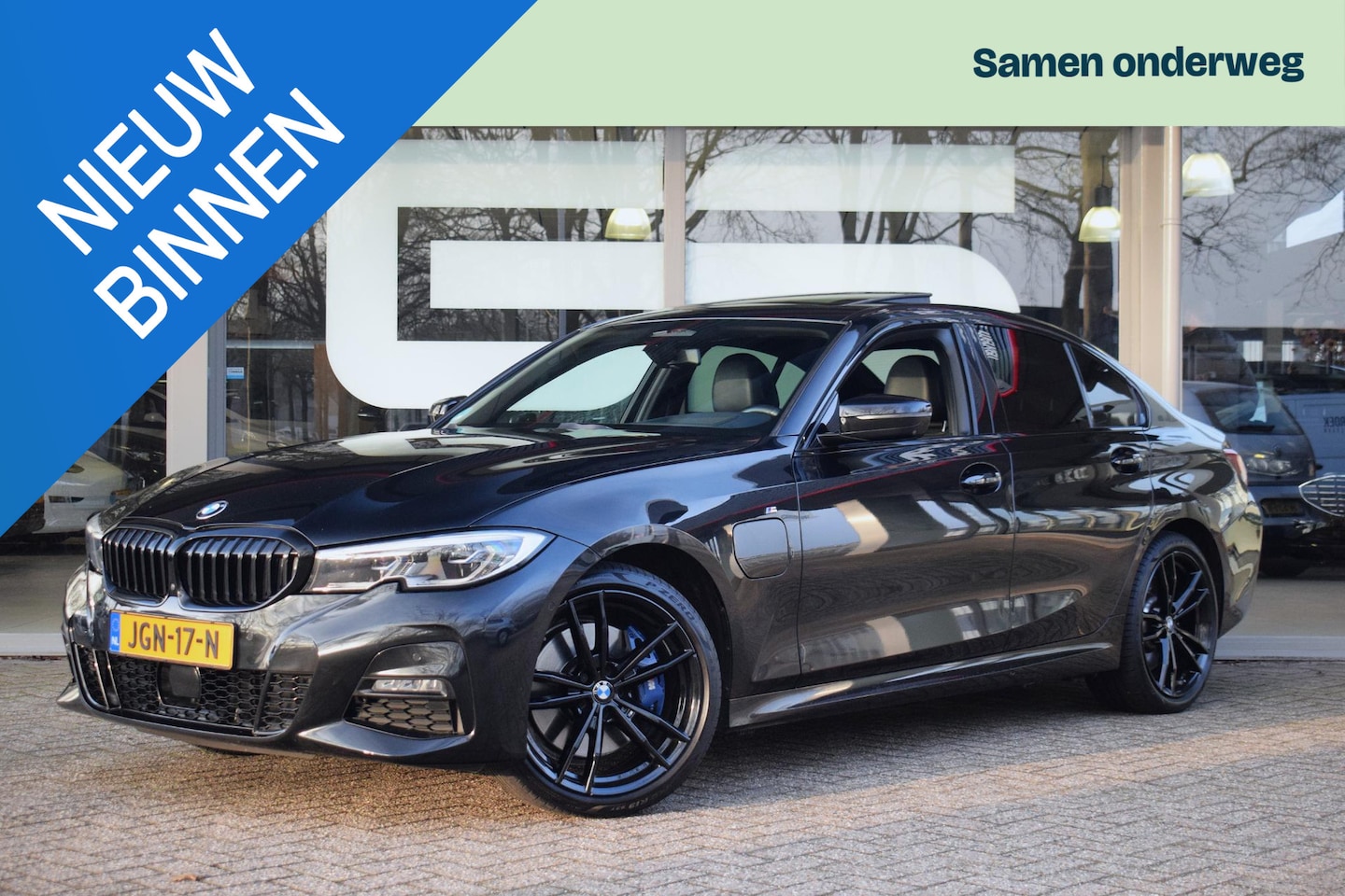 BMW 3-serie - 330e |LASER|360°|H&K|SCHUIFDAK|ACC|SFEERLICHT - AutoWereld.nl