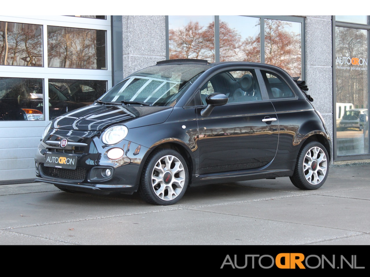 Fiat 500 - 0.9 TwinAir Turbo 500S Cabriolet Sportstoelen Leder - AutoWereld.nl