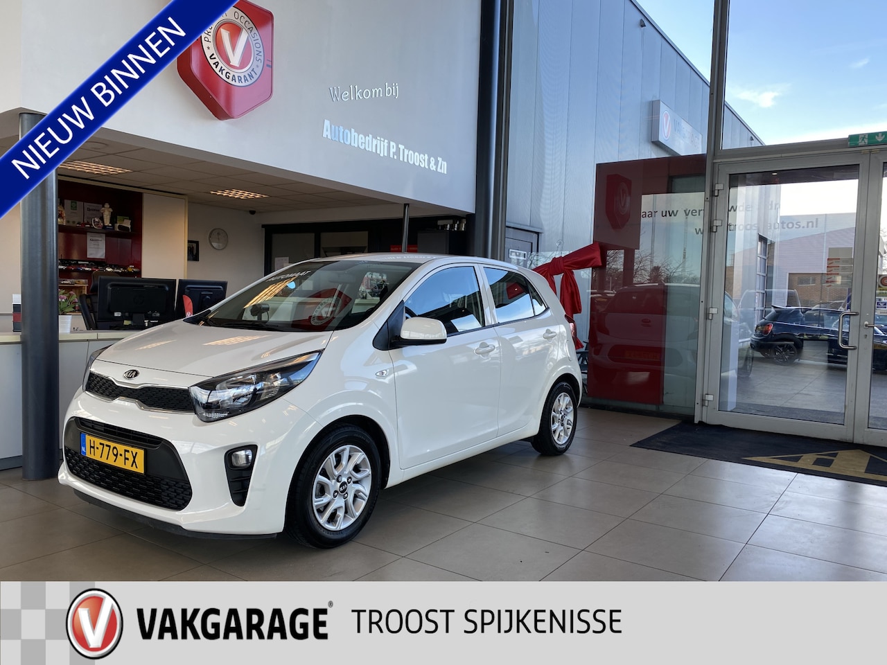 Kia Picanto - 1.2 CVVT DynamicLine 1.2 CVVT DynamicLine,Automaat,1E Eigenaar Dealeronderhouden,Navigatie,Achteruitrijcamera,A - AutoWereld.nl