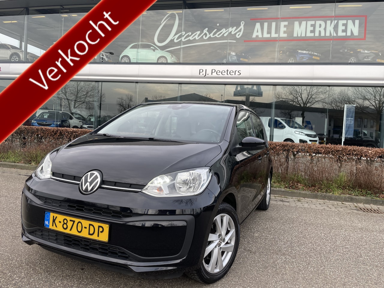 Volkswagen Up! - 1.0 BMT move up! Airco - Alarm klasse 1 - Bluetooth - Licht metalen velgen 15 inch - Radio - AutoWereld.nl