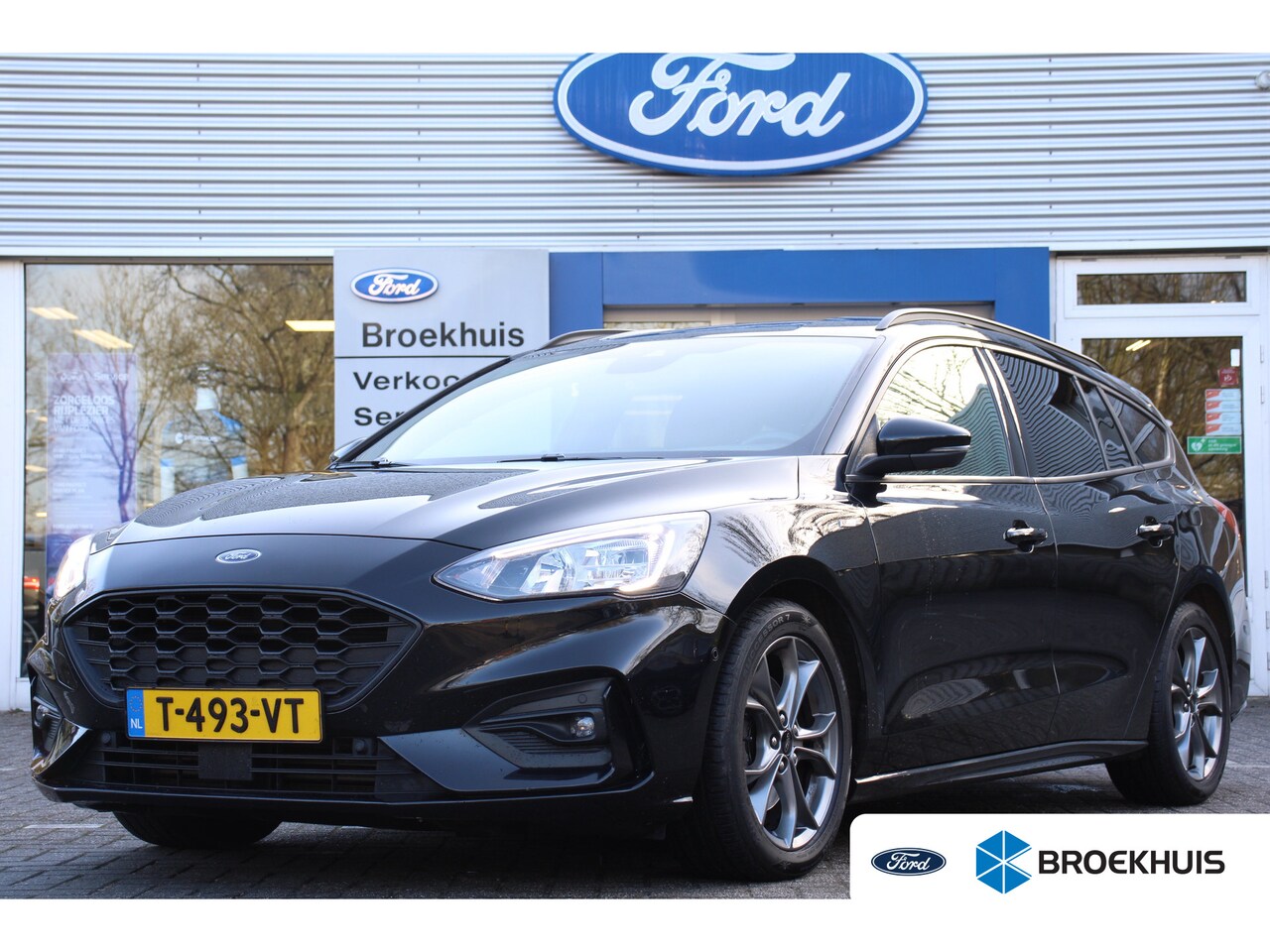 Ford Focus Wagon - 1.0EB ST-LINE X | DEALER OH! | WINTERPACK | NAVI | CLIMA | CRUISE | PARKEERSENSOREN | CAME - AutoWereld.nl