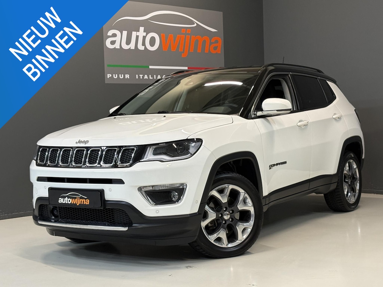 Jeep Compass - 1.4 MultiAir 170pk Limited 4x4 Automaat Afn.trekhaak, Beats audio, Stuur/stoelverwarming, - AutoWereld.nl