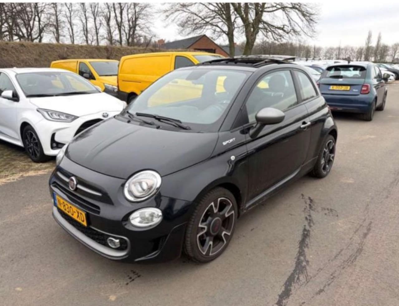 Fiat 500 - 1.0 Hybrid Sport | PanoramaDak electr. bedienbaar | - AutoWereld.nl