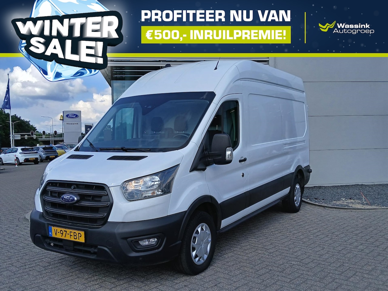 Ford Transit - GB 350 L3H2 TDCi 105pk RWD Trend | WINTERSALE | Sync4 Navigatie | Achteruitrijcamera | - AutoWereld.nl